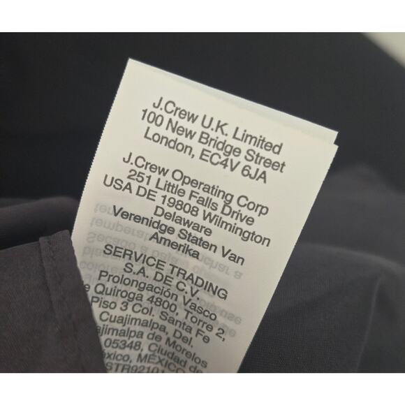 New J.Crew Classic Scalloped Camisole Cami Blouse Adjustable Strap Black Size 12 - Picture 7 of 9